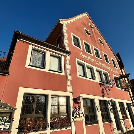 Gasthof Zum Goldenen Schiff - Lehm, Stil & Altstadtflair มาร์คท์ไบรท์ ภายนอก รูปภาพ